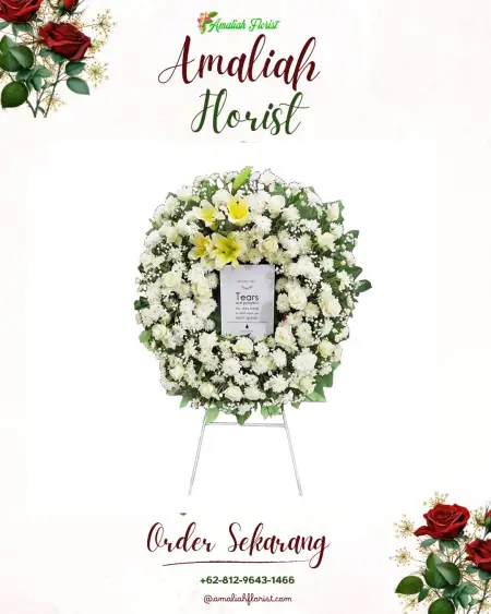 Krans Bunga Duka Poris Plawad